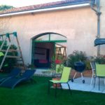 Salon de jardin, balançoire, transat